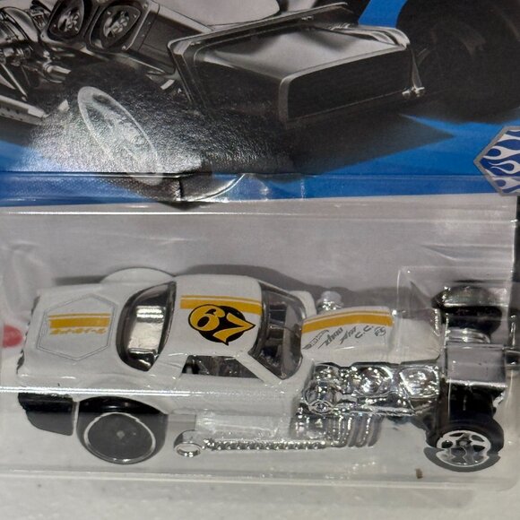 Hot Wheels 2025 Hoto Roto • Rod Squad • White Chrome • 158/250 • Diecast Car - Picture 6 of 6